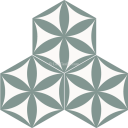 Mission Cement Tile Fiore Hexagonal 2